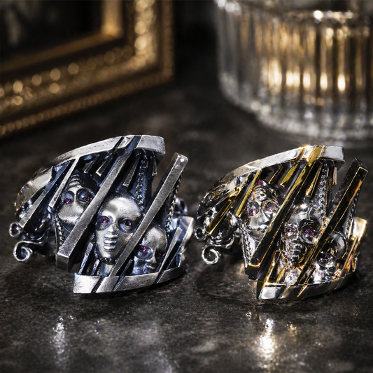 D4C Inspired Adjustable Ring – JoJo Steel Ball Run Funny Valentine Stand Jewelry