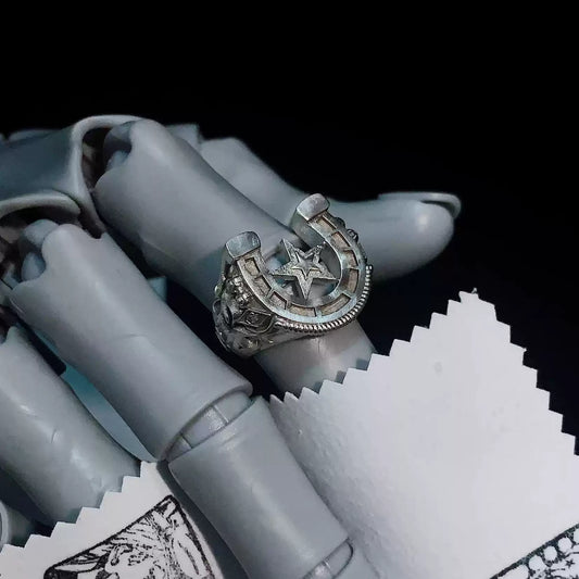Gyro & Johnny Inspired Adjustable Horseshoe Ring – JoJo Steel Ball Run Ring
