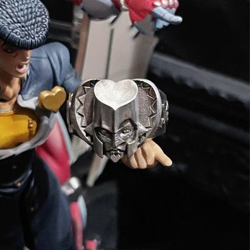 Josuke Higashikata Inspired Ring – JoJo Diamond Is Unbreakable Fan Jewelry
