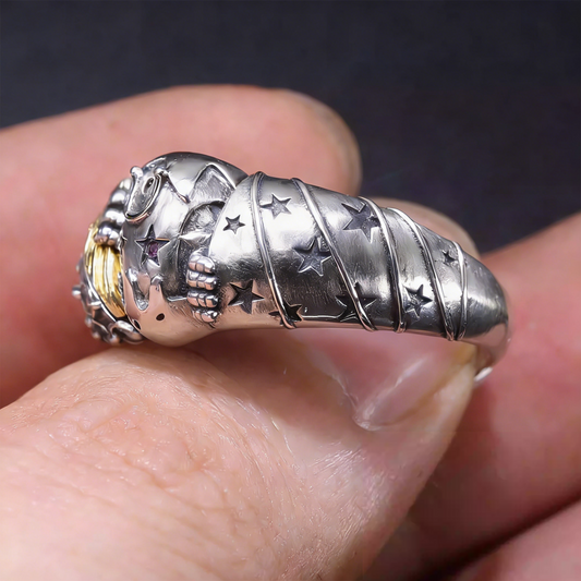 Tusk ACT 4 Inspired Ring – JoJo Steel Ball Run Johnny Joestar Fan Jewelry