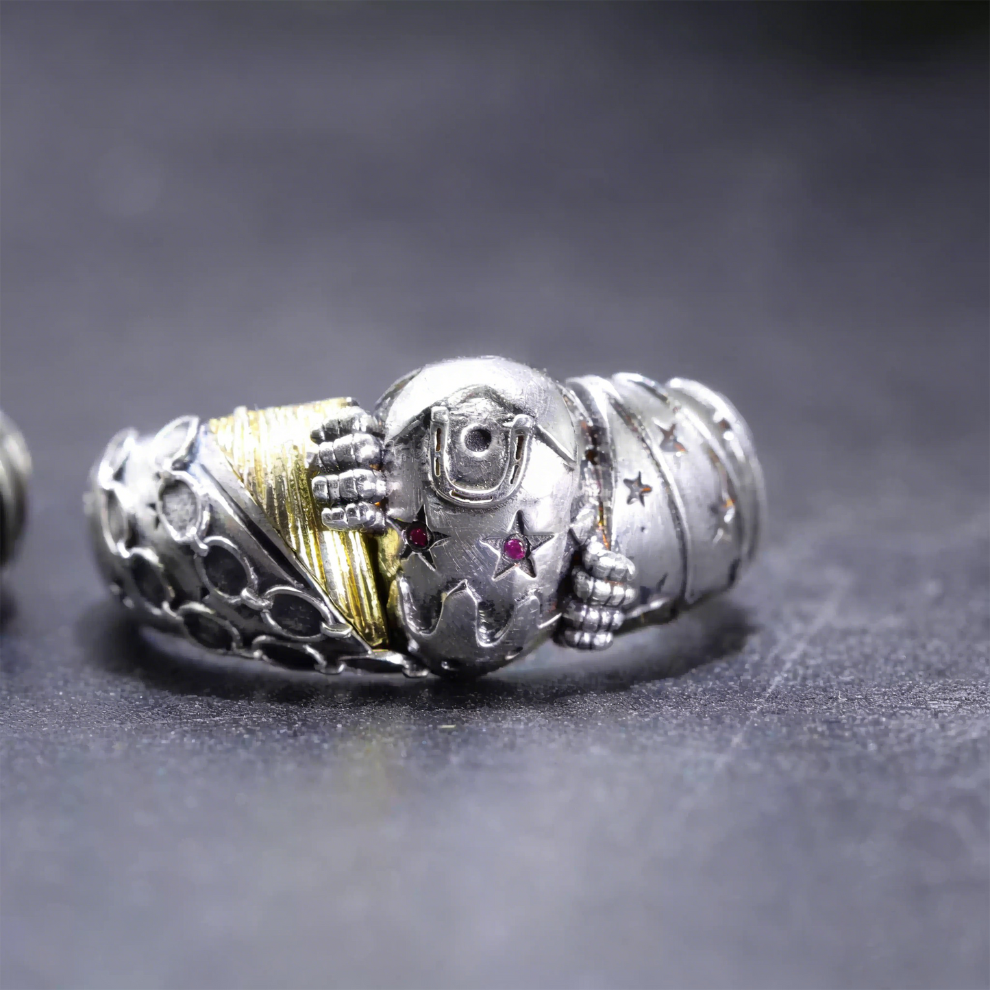Tusk ACT 4 Inspired Ring – JoJo Steel Ball Run Johnny Joestar Fan Jewelry
