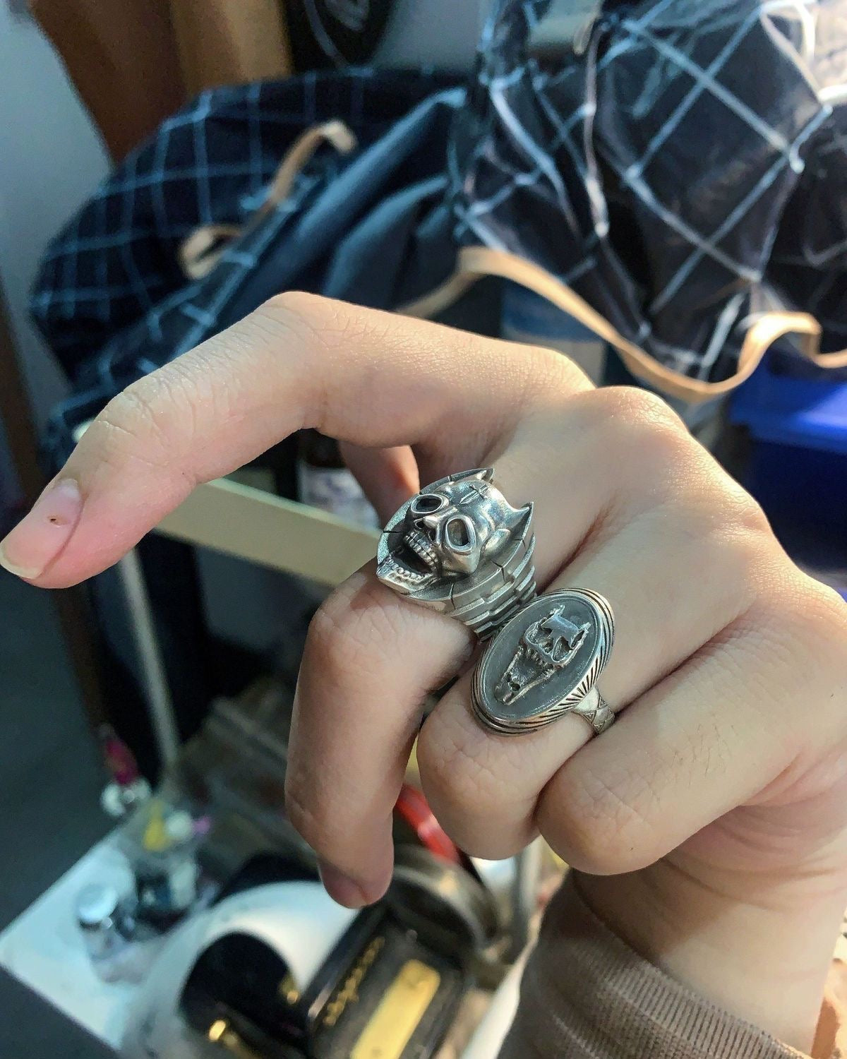 Killer Queen Inspired Ring – JoJo Diamond Is Unbreakable Stand Jewelry